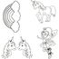 Creativ Company 790711 Malvorlage &- buch Bilder-Set zum Ausmalen, 2 image