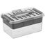 Sigma home 79200409 Aufbewahrungsbox Rechteckig Metallisch, Transparent, Farbe: Metallisch, Transparent