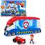 PAW Patrol - Launch'n Rescue Patroller, Teamfahrzeug 55,8 cm, mit Ryder-Figur und Quad-Basisfahrzeug, Doppel-Startkatapult und Geräuscheffekte, Platz für 6 Fahrzeuge, ab 3 Jahren