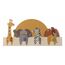 Bloomingville 82054074 Gaderobe Wand-montiert 4 Haken Braun