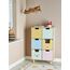 Bloomingville 82062343 Bücherregal für Kinder 6 Regale Mehrfarbig, Natürlich/Natur Standard-Bücherregal, 3 image