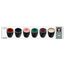 BITZ 821290 Tasse Bernstein, Schwarz, Blau, Cremefarben, Grün, Pink, Violett Espresso 6 Stück(e), 3 image