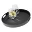 APS-Germany 84045 Serviertablett Rund Schwarz, 2 image