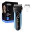 Braun Series 3 3040s Folienschaber Trimmer Schwarz, Blau, 2 image