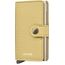 Secrid Miniwallet Briefttasche Gelb Echtes Leder