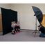 Westcott X-Drop Pro Fotokulisse Polyester Einfarbig Schwarz, 3 image
