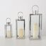 Boltze Caruso Laterne Kerze Silber, Transparent, 3 image