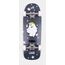 Little Lemon Loomi Ghost Skateboard (klassisch) Schwarz, Holz