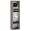 VCM Morgenthaler Rasato L Modulares Regal Freistehend Gehärtetes Glas, Holz Transparent, Holz, Farbe: Transparent, Holz, 2 image