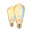 WiZ Filament-Lampe Bernstein 50 W ST64 E27 x2