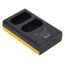 PATONA Dual LCD USB Ladegerät f. Panasonic DMW-BLK22 DC-S5 G9 GH5 GH5S
