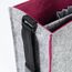 Sigel BA426 Handtasche/Umhängetasche PET-Filz, Polyethylenterephthalat Grau, Rot Junge/Mädchen Schultertasche, 2 image
