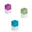 Sigel BA727 Bastel-Magnet Cube, Farbe: Pink, Blau, Grün, 3 image