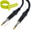 Bemero BAC1515-75BK Audio-Kabel 0,75 m 6.35mm Schwarz, Farbe: Schwarz, Länge: 0,75 m, 2 image