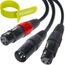 Bemero BAC4142-75BK XLRm - 2x XLRf 0.75m Audio-Kabel 0,75 m XLR (3-pin) 2 x XLR (3-pin) Schwarz, 2 image