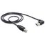 DeLOCK 3m USB 2.0 A - B m/m USB Kabel USB A USB B Schwarz