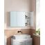Vasagle BBK032W01 Aufbewahrungsschrank für Badezimmer Weiß, 2 image