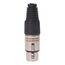 Bemero BC1001NI-F Drahtverbinder 3-Pin XLR Nickel