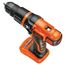 Black & Decker BDCH188N-XJ Bohrmaschine 1350 RPM Schwarz, Orange, 2 image