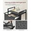 Vasagle BLH101G01 Wäschekorb 65 l Rechteckig Stoff, MDF-Platten, Stahl Schwarz, Grau, 3 image