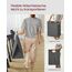 Vasagle BLH101G01 Wäschekorb 65 l Rechteckig Stoff, MDF-Platten, Stahl Schwarz, Grau, 6 image