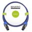 Bemero BSC3333-200BL Audio-Kabel 2 m Speakon Schwarz, Blau, Farbe: Schwarz, Blau, Länge: 2 m