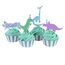 PME CUT17 Backform Cupcake-/Muffinbecher + Topper 24 Stück(e)