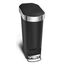 simplehuman CW1390 Mülleimer 40 l Oval Kunststoff Schwarz