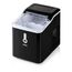 Domo DO9220IB Eiswürfelmaschine Tragbarer Eiswürfelbereiter 12 kg/24h Schwarz