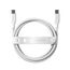 PanzerGlass empower™ by ® Racing 60W USB-C to USB-C Kabel | USB 2.0 | 2M | Silber Weiß, Farbe: Weiß, 4 image