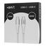 ONIT F00868 USB Kabel USB 3.2 Gen 1 (3.1 Gen 1) 1 m USB C 5 Gbit/s 60 W Weiß, Farbe: Weiß, Länge: 1 m, 2 image