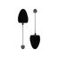FTM F00938 Schuhspanner Schwarz 2 Stück(e)