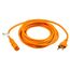 Furber. F01168 Stromkabel Orange 3 m C13-Koppler T12, Farbe: Orange, Länge: 3 m, 2 image