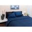 COCON F01296 Kissenbezug Navy 50 x 70 cm Satin