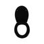 COCON F01450 Toilettensitz Harter Toilettensitz Polypropylen (PP) Schwarz, 2 image