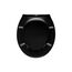 COCON F01450 Toilettensitz Harter Toilettensitz Polypropylen (PP) Schwarz, 3 image