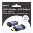 ONIT F01493 Kabeladapter VGA (D-Sub) HDMI Schwarz, Grau, 2 image