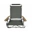 KOOR F01820 Campingstuhl 2 Bein(e) Khaki, Metallisch, Farbe: Khaki, Metallisch