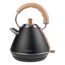 Furber. Bardot Wasserkocher 1 l 1200 W Schwarz, Farbe: Schwarz