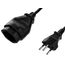 Furber. F02565 Stromkabel Schwarz 5 m T12 T13, Farbe: Schwarz, Länge: 5 m, 3 image
