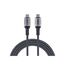 ONIT F02686 USB Kabel USB 3.2 Gen 1 (3.1 Gen 1) 2 m USB C 10 Gbit/s 100 W Schwarz, Grau
