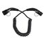 Furber. F02830 Ladekabel für Elektrofahrzeuge Schwarz Typ 2 3 5 m