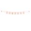 PartyDeco GRL100-081J partydekorationen Girlande, Farbe: Gold, Pink