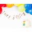 PartyDeco GRL75-019R partydekorationen Fahnenbanner, Farbe: Roségold, 5 image
