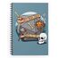 GlassStaff Guess I'll Die Spiral Notebook Notizbuch Grau