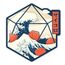 GlassStaff Great Wave of Dice Sticker Dekorativer Aufkleber Vinyl Sand 1 Stück(e)
