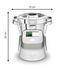 Moulinex Companion XL Companion Touch XL 1550 W 4,5 l Grau, Weiß, 6 image