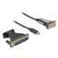 DeLOCK 62904 Serien-Kabel Schwarz 1,8 m DB-9, 2 image
