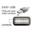 DeLOCK 1m USB 2.0 A - B m/m USB Kabel USB A USB B Schwarz, Länge: 1 m, 2 image