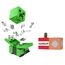 Minecraft explodierender ferngesteuerter Creeper mit Lichtern und Geräuschen, 10 Explosionspartikel und DLC-Code, 4 image
